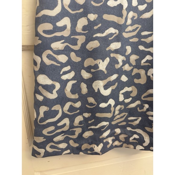 Ann Taylor Women's Blue Animal Print Sleeveless Sheath Dress Size 0 New $119 - Picture 4 of 8